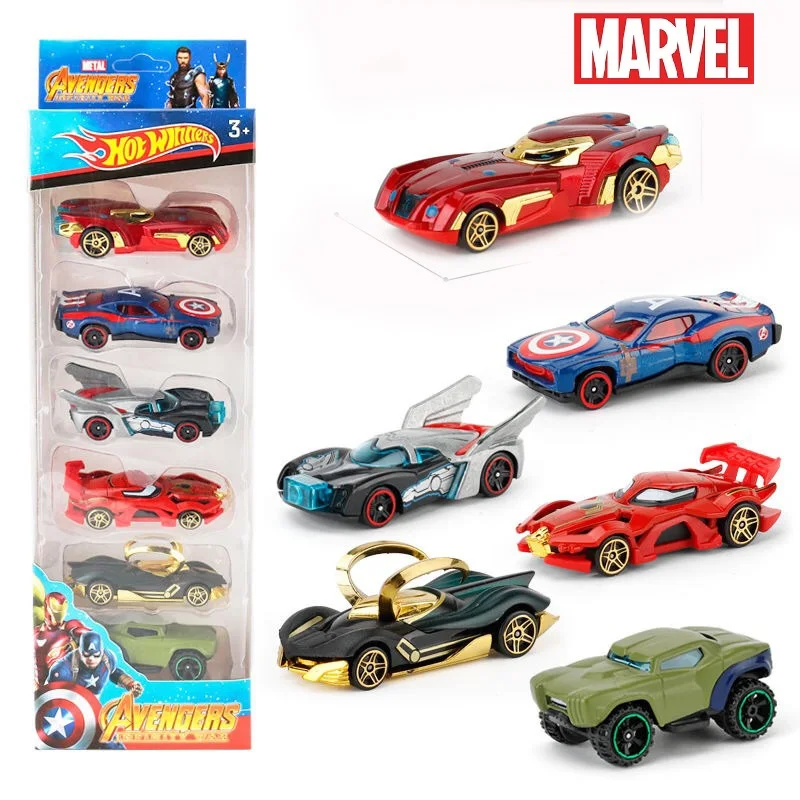 18 estilos Disney Marvel hombre araña coche de Pixar 3 Rayo McQueen Jackson tormenta Mack tío camión 1:55 Diecast Metal de juguete de modelo de coche