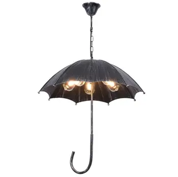 

Nordic Iron Chandelier retro industrial wind loft umbrella chandelier restaurant bar coffee shop clothing shop lighting