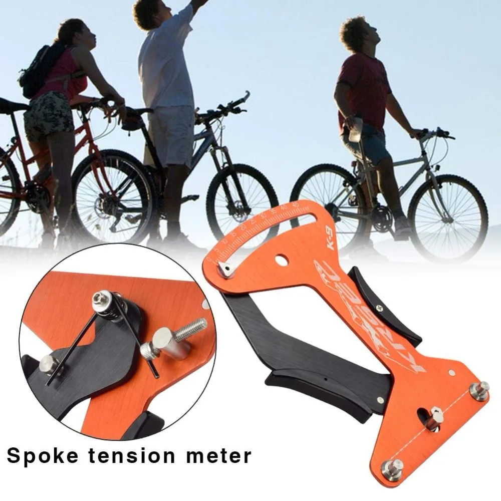Спиц инструмент подсветка для колес велосипеда измеритель натяжения инструмент для ремонта круглый ключ, дюймовый стандарт 8-канальный сетевой видеорегистратор Слот Велосипедное колесо регулировки ключ, дюймовый стандарт