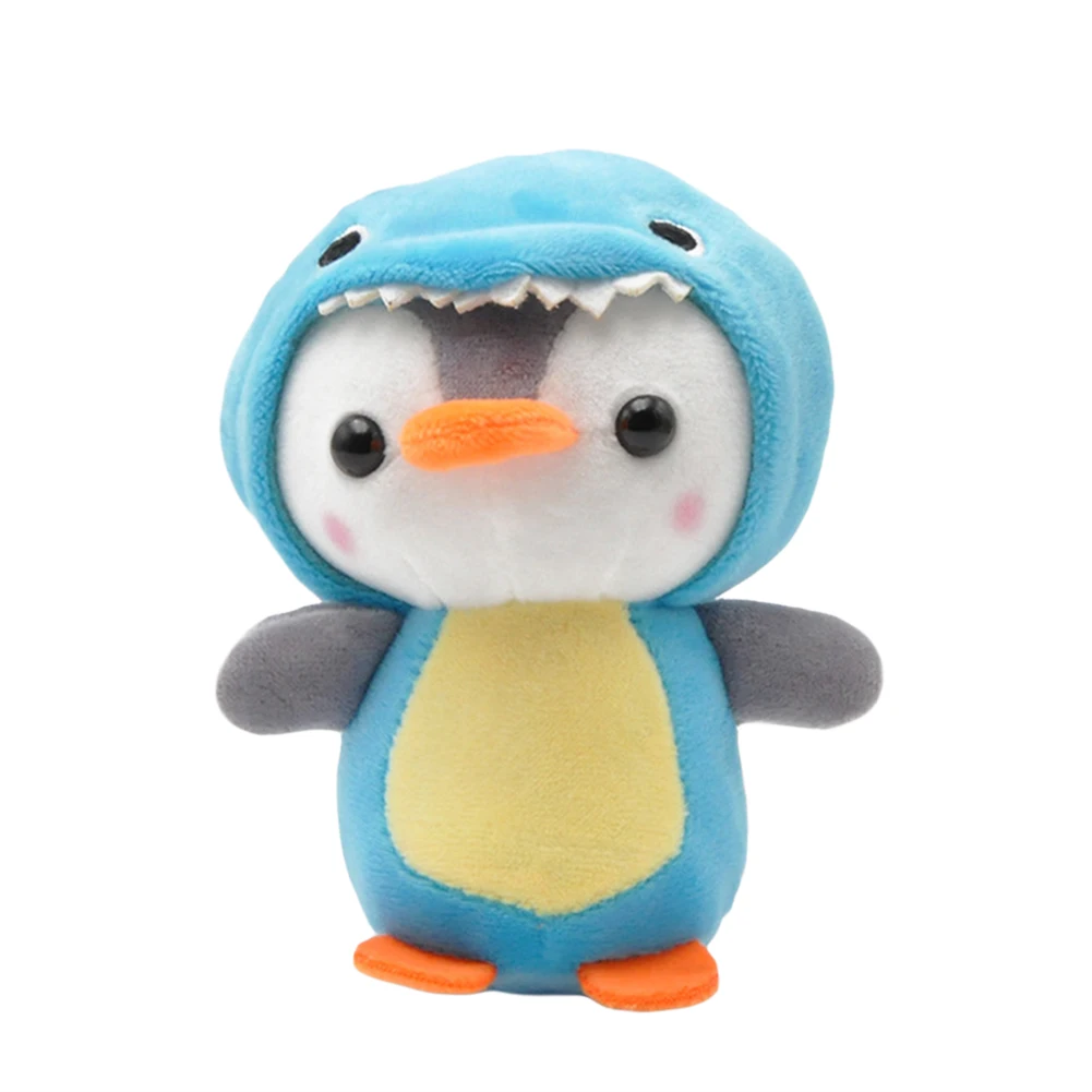 1Pcs Plush Keychain Cute Penguin Bee Animal Plush Doll Pendant Keychain Ring Key Holder Bag Decor Kids Playmate Valentine Gifts