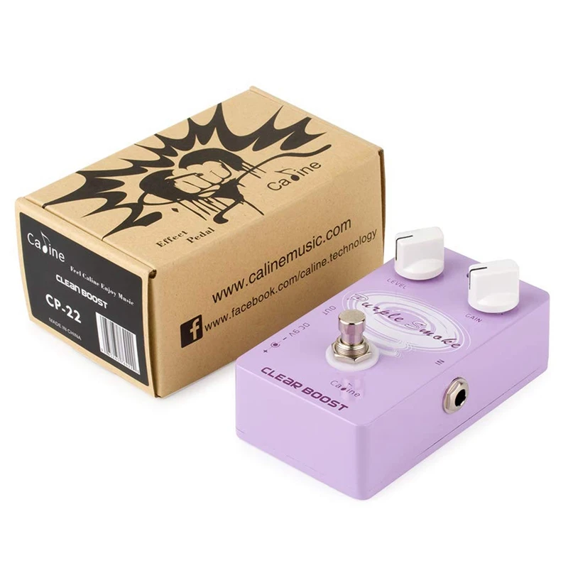 Caline CP-22 Clean Boost гитарный эффект педали фиолетовый True Bypass аксессуары для гитары