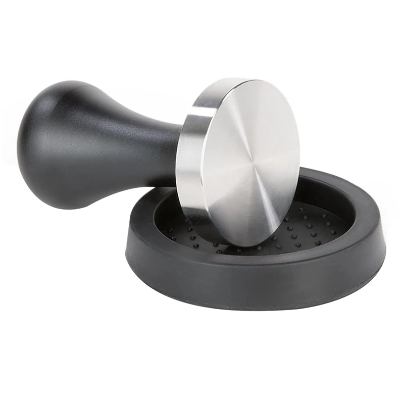 Coffee Tamper Set(51 Mm),Espresso Stamp With Flat Stainless Steel Base