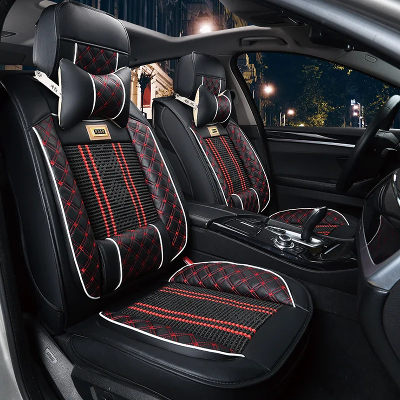

New Style Viscose Automobile Seat Cushion Four Seasons General Suitable for Volkswagen Jetta Geely Jingang Seat Cushion Wholesal