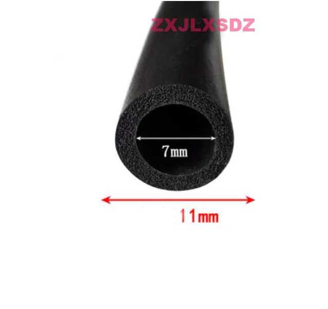 EPDM Rubber Foam Hose Rubber Pipe Foam Sealing Strip Car Door filler Strip 7mm x 11mm