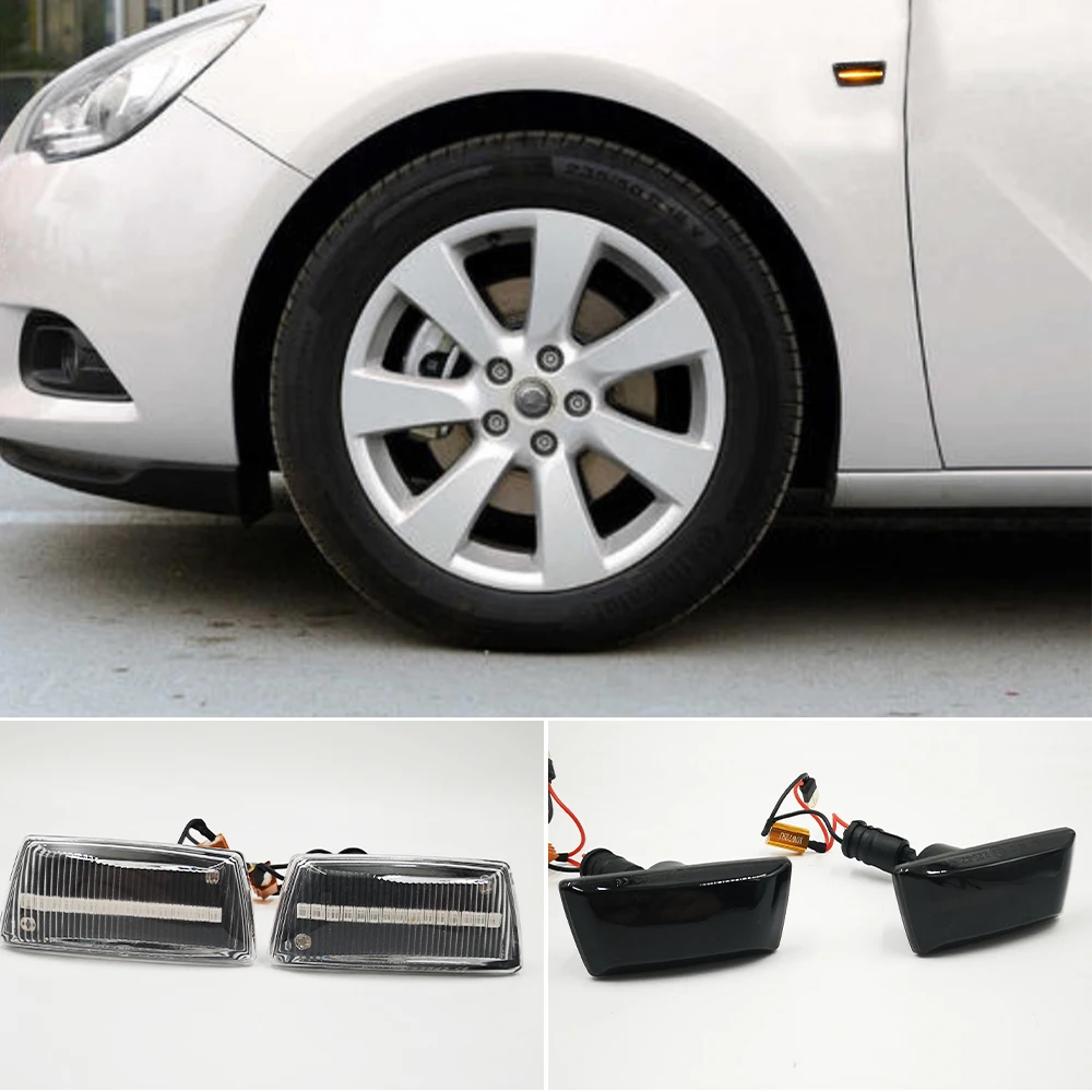 Светодиодный динамический поворотный сигнал для Opel Astra H MK5 Insignia Zafira Corsa D MK4 Meriva