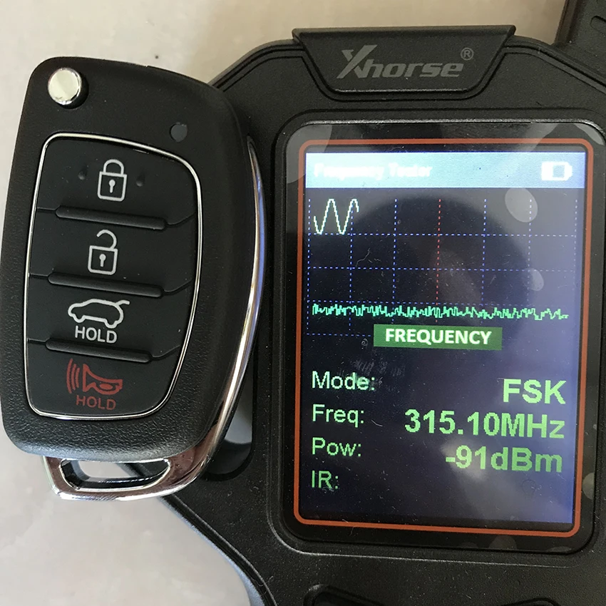 Пульт дистанционного управления для Hyundai Santa Fe 3 + 1 кнопка 4 кнопки 315 МГц FSK 2013 ~ 2016 с