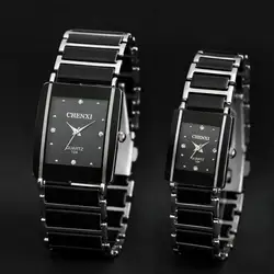 Роскошные часы Lover кварцевые квадратные платья для мужских и женских часов наручные часы Relojes Hombre 2019 с коробкой