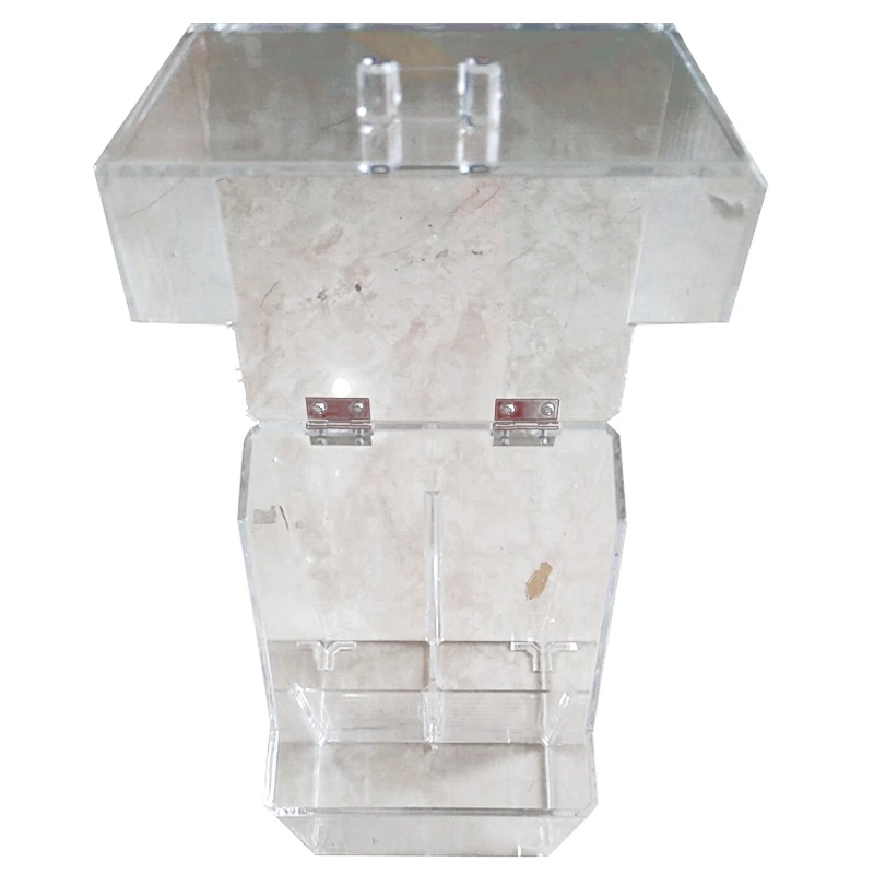 

Clear Makeup Brushes Box Cosmetic Storage Box Beauty Brush Container Pencil Lipstick Holder Makeup Tools Storage Box with Lid Co