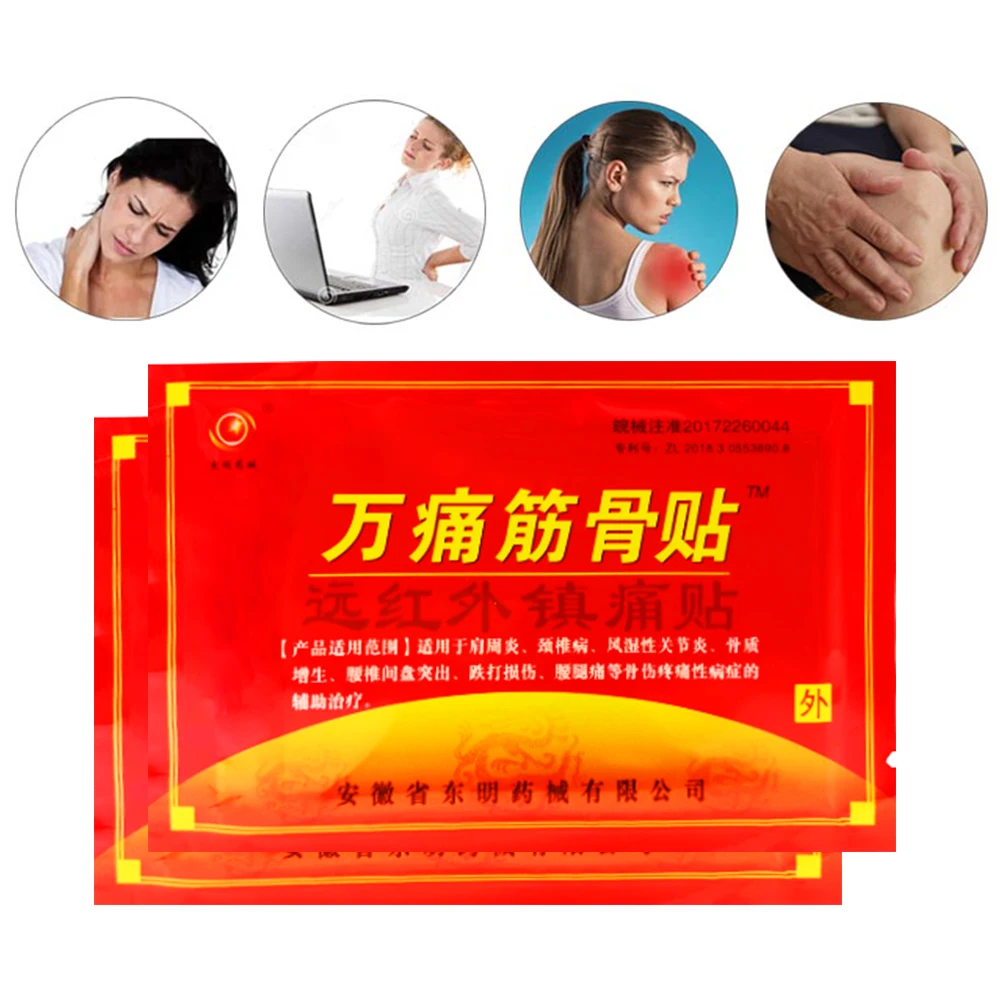 24pcs/3bags Medical Plasters Back Pain Relieving Patches Knee Pain Medicine Pain Orthopedic Muscle health care  plaster