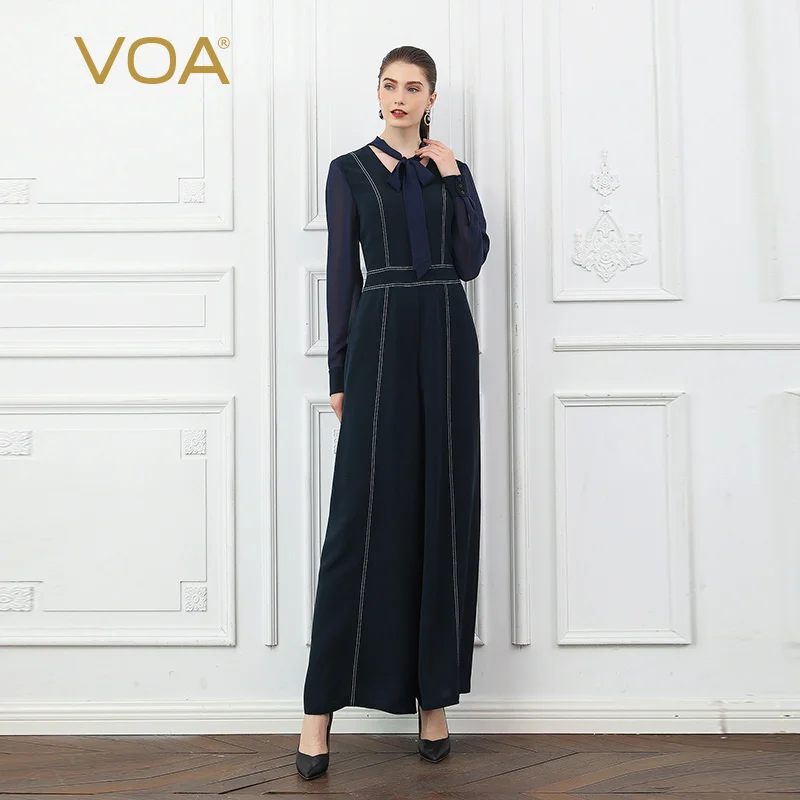 

VOA Ribbon Bow Jumpsuits K781