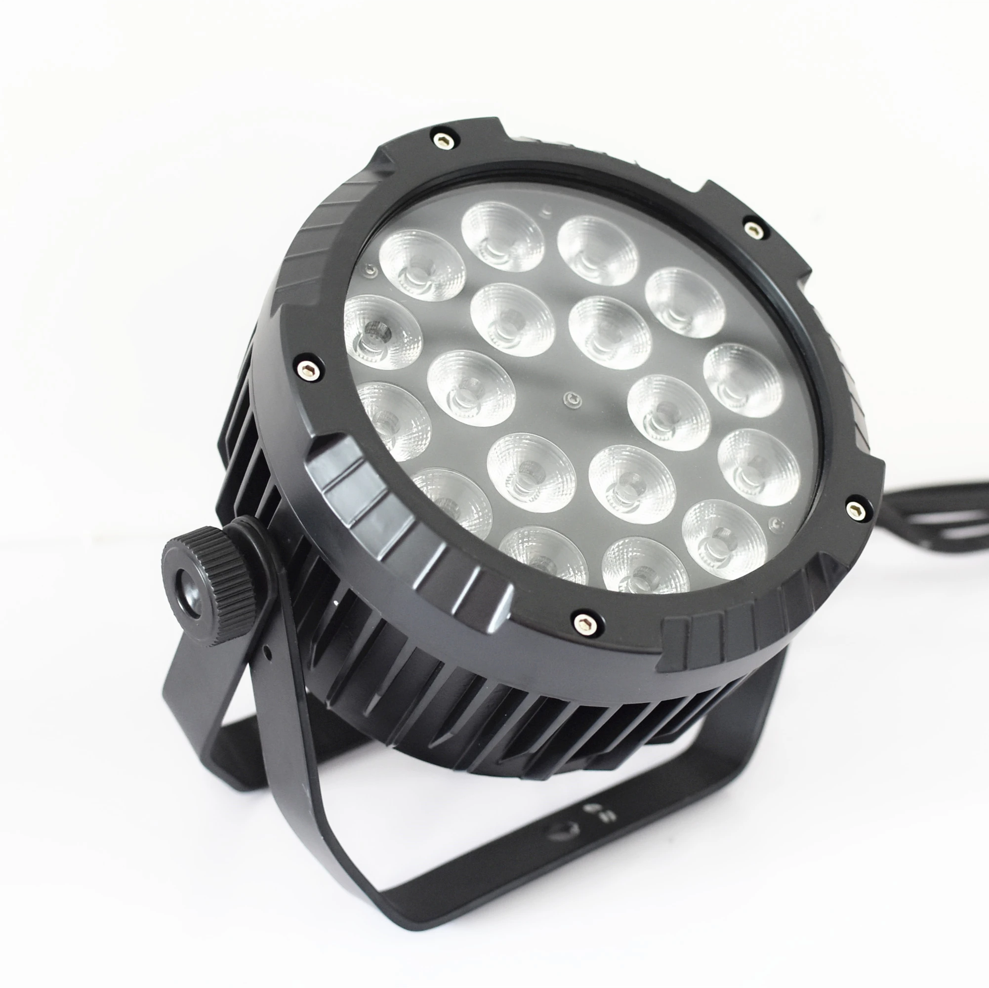 4 шт. 18 led 6 в 1 Плоская светодиодная панель par light 18x18 Вт RGBWA UV 6в1 slim Par64 par can с мощностью