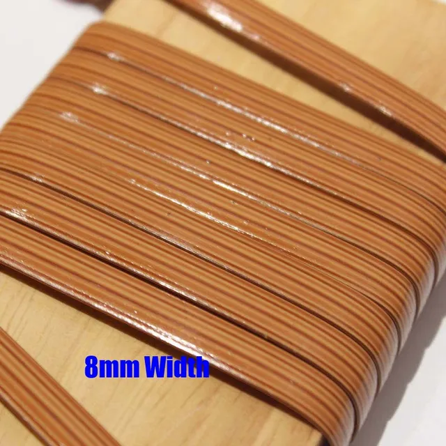 10 Meters PE Gradient Flat Synthetic Rattan Material Roll Handmade Weaving Rope Repair Furniture Bed Sofa Chair Table Basket 20