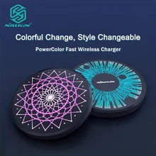 Nillkin 15 Вт Qi Беспроводное зарядное устройство для iPhone X Xr XS Max Беспроводная зарядка для samsung Xiaomi huawei Беспроводная зарядка портативная