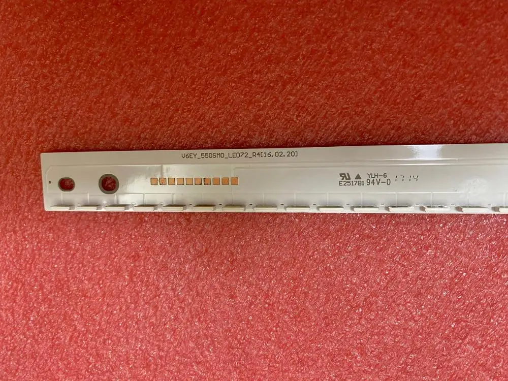 72 светодиодный 674 мм светодиодный подсветка полосы для samsung UE55K5510AK UA55K6300 BN96-39508A 39509A LM41-00238A 00301A V6EY_550SM0_ светодиодный 72_R4