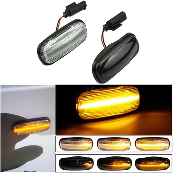 

For Land Rover Discovery 2 1999-2004 Defender Freelander 1 2002 2003 2004 2005 1Pair Dynamic LED Side Marker Turn Signal Light