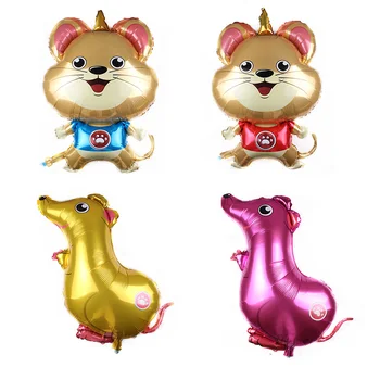 

10 Pcs Mouse Jerry Foil Helium Balloons Cartoon Mouse Balons Birthday Party Decoration Kids Baby shower Toys ballon Ball Globos