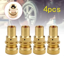 

4pcs Alloy Auto Car Alloy Tire Pressure Relief Valve Deflators Bleeder Valve Universal Tire Valve