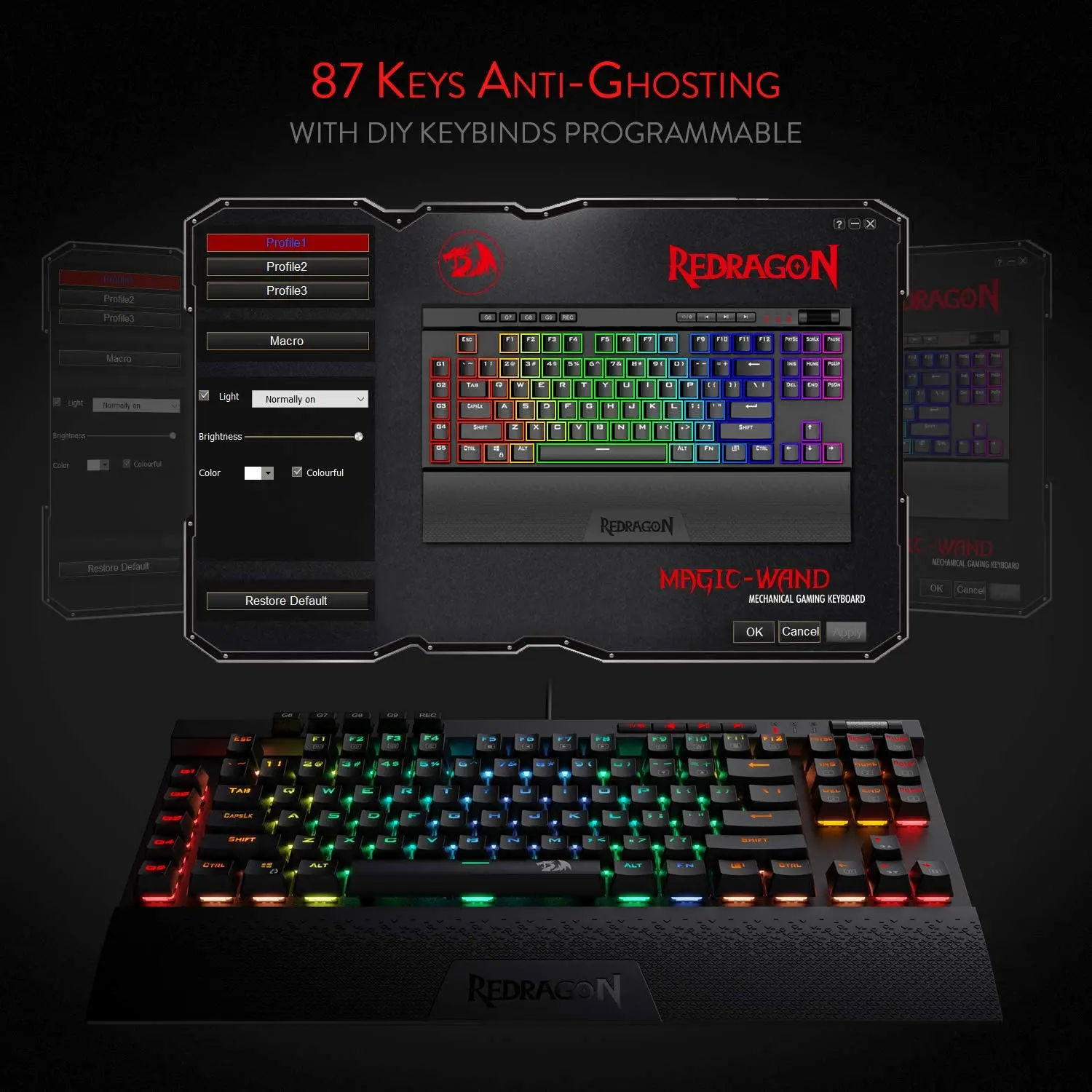 Redragon Mechanical Gaming Keyboard  Red Dragon Mechanical Keyboard -  K621-rgb 5.0 - Aliexpress