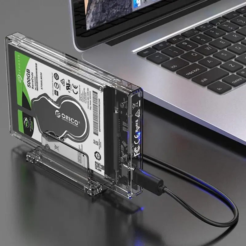 ORICO USB 3,1 Тип C до 2,5 SATA жесткий диск SSD Внешний корпус прозрачный USB3.1 HDD корпус чехол для Windows/Mac/Linux