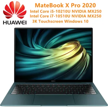 

Original HUAWEI MateBook X Pro 2020 Laptop 13.9 inch Intel Core i5-10210U/i7-10510U MX250 Touchscreen Windows 10 Pro Enlish