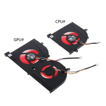 

Laptop GPU CPU Cooling Fan for MSI GS63VR GS63 GS73 GS73VR MS-17B1 Stealth Pro CPU BS5005HS-U2F1 GPU BS5005HS-U2L1 Cooler A69B