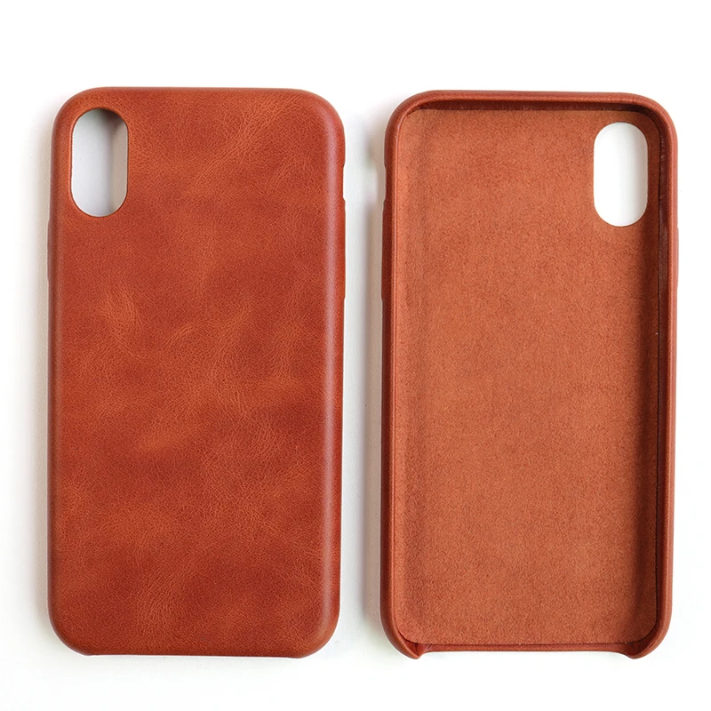 3 цвета, настоящая коровья кожа, задняя крышка для iPhone X/Xs XR Max 5,8 6,1 6,5, чехол из кожи с натуральным лицевым покрытием, масло, воск, Натуральная Воловья кожа