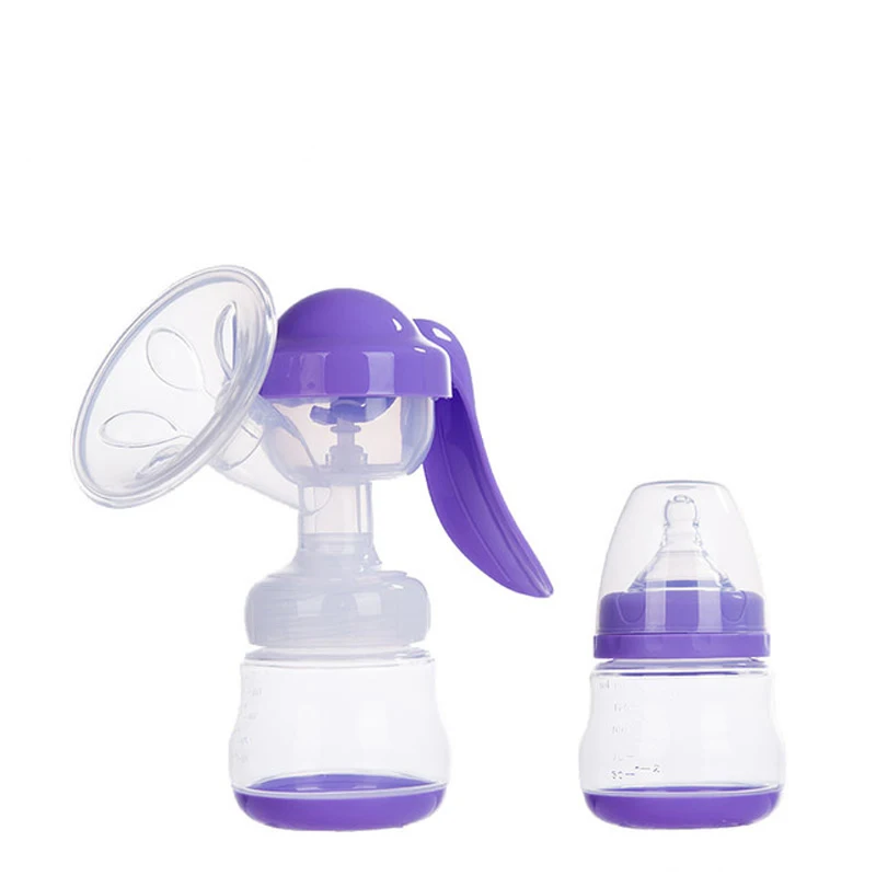 Manual Massage Breast Pump Painless Manual Adjustable Breast Pump Breast Milk Collector Silicone Portable Breastfeeding