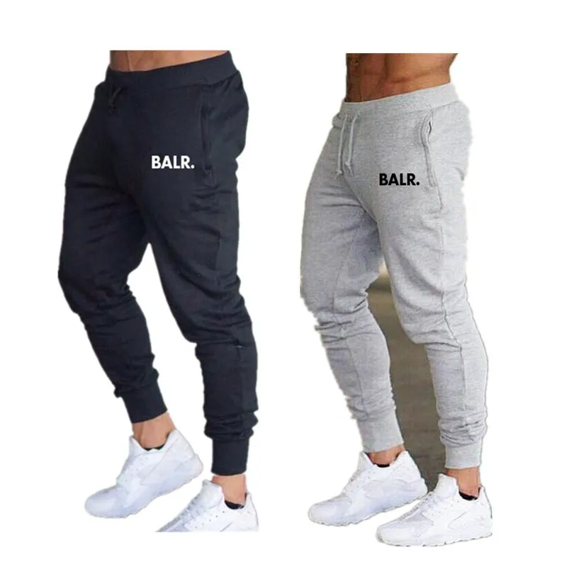 

Hot Sales BALR Athletic Pants Men's Trousers Sweatpants Sports Running Casual Trousers Drawstring Top Skinny Pants