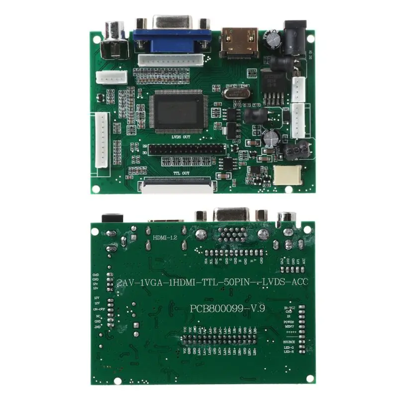 1 шт. HDMI, VGA, AV Экран Дисплей модуль для AT070TN90/92 94 драйвер платы модуля