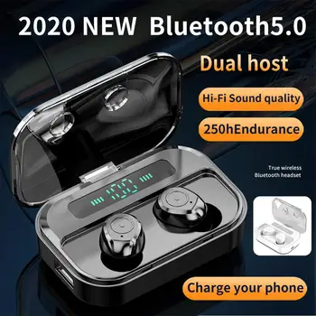 

M7s New Earbud TWS Earphone Large Capacity Battery Display Touch Screen 5.0 Wireless Bluetooth Headset