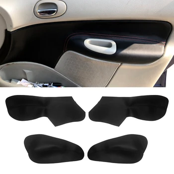 

For Peugeot 206 For Citroen C2 Car Interior Door Armrest Panel Microfiber Leather Cover Protective Trim