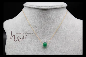 

Precious Single AGATE Bead Choker Simple Basic High Quality Necklace Store Recommended Item From HuWu Independent Design