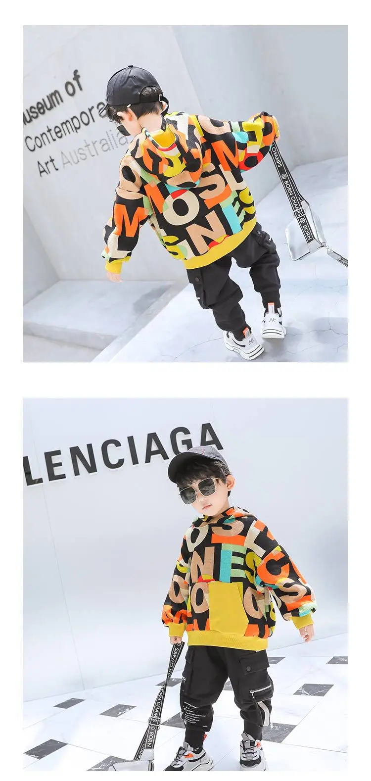 boys pants Autumn casual active streetwear style kids pants fashion spliced pockets outdoor baby pants 2~10 years