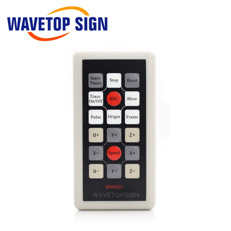 WaveTopSign Ruida беспроводная ручка управления BWK201R для RDC6442G RDC6442S Co2 лазерный контроллер