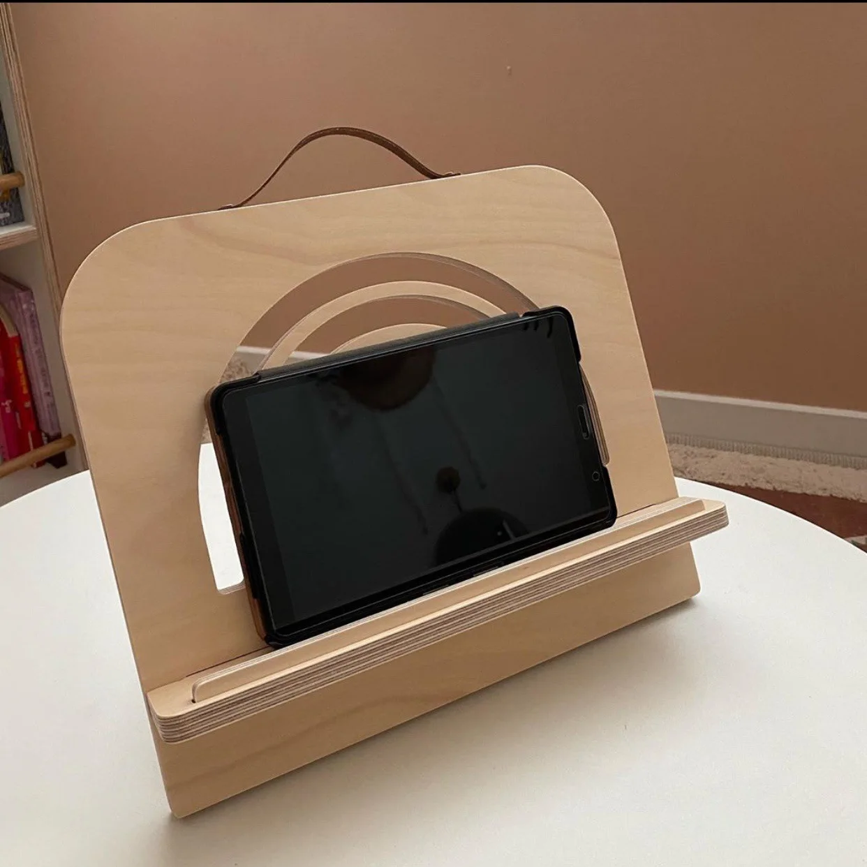 

Детский простой держатель для планшетов Ipad в стиле Ins, деревянная подставка для чтения, Большая складная деревянная подставка для чтения