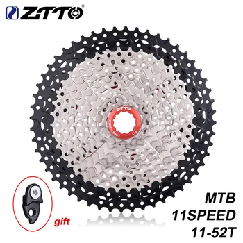 

ZTTO MTB 11Speed 52T L Cassette 11s 11 - 52T 11V K7 Wide Ratio Freewheel Mountain Bike Bicycle Parts for k7 X1 XO1 XX1 m9000