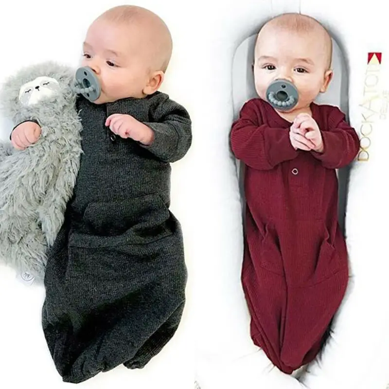 Infant Baby Cotton Sleeping Bags Long Sleeve Blanket Swaddle Muslin Wrap Swaddling Sleeping Bag 3 Colors