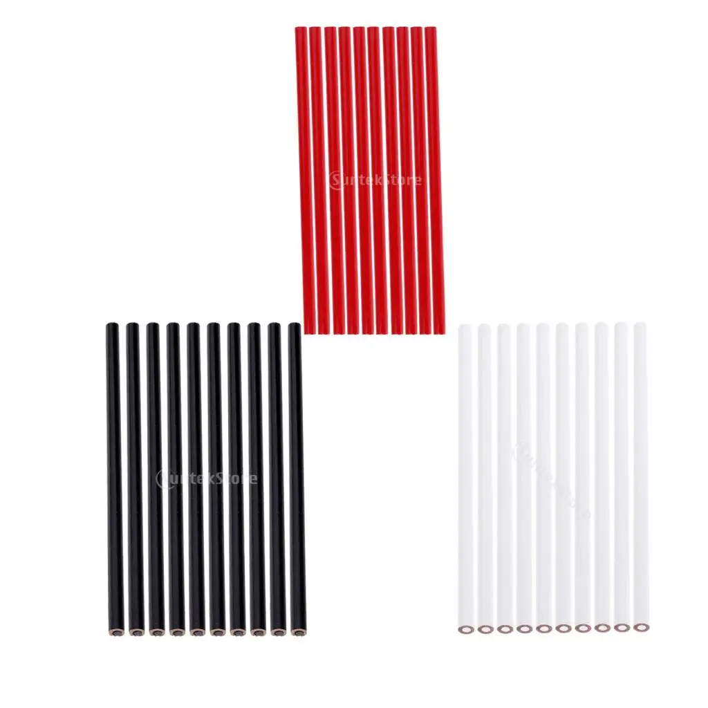 10pcs Pencils Marker On The Wood Garments Metal Fabrics Film Paper Plastic Carpenter 175mm for DIY Crafts | Дом и сад