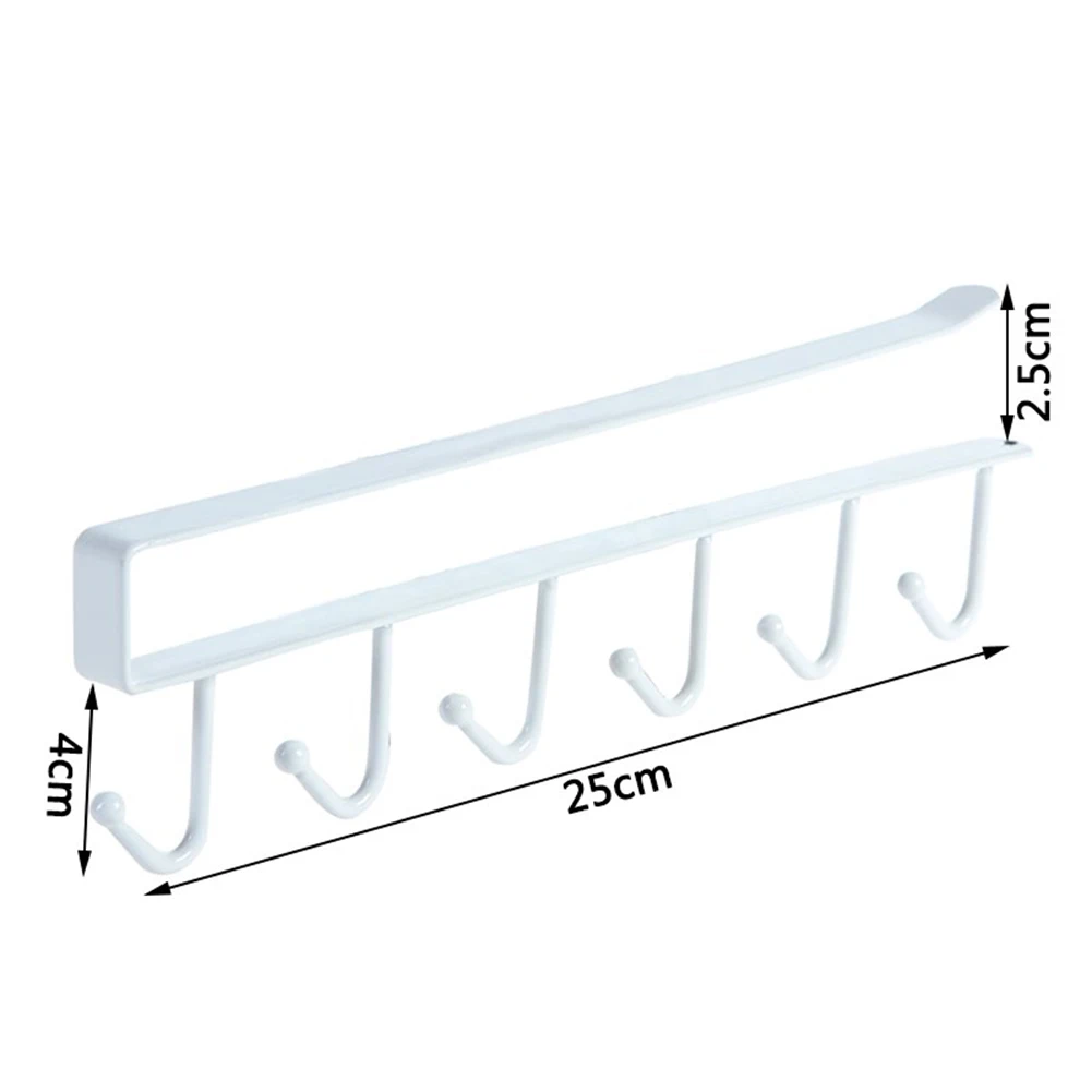 Многофункциональный Matel крючок держатель кружки для шкафа полка для кружки Крючки вешалка для кофе держатель для кружек для кухонных
