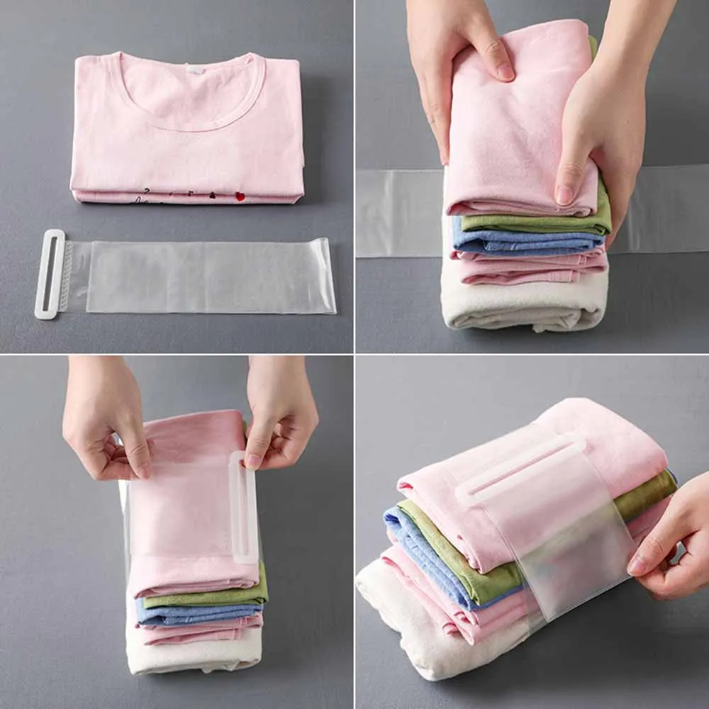 Useful Lazy Plastic Clothes Folding T Shirt Folder Clothespins Closet Fast Speed Fold Organize Storage Peg Cloth Board | Дом и сад