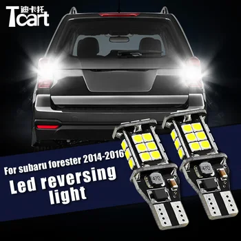 

Tcart 2x T15 W16W 3030 24smd Canbus LED Bulbs Reverse Lights Car LED Back Up Rear Lamp For Subaru Forester 2014 2015 2016