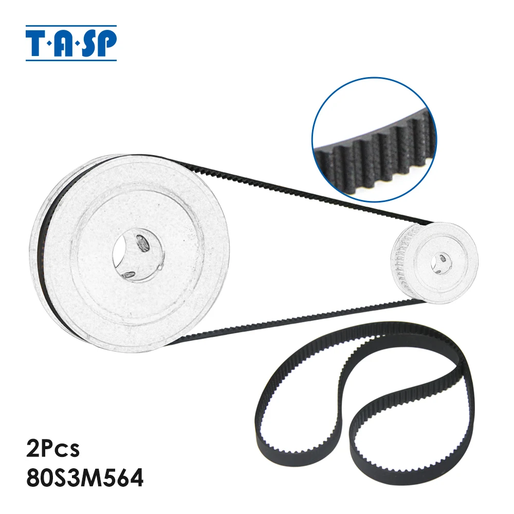 2pcs Bread Machine Belt 80s3m564 Breadmaker Spare Parts For Kenwood