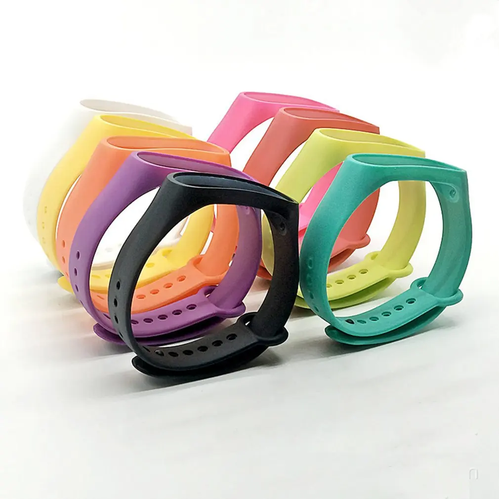Replacement Strap for Mi Band 3 strap silicone sport band Multicolor millet smart bracelet watchband