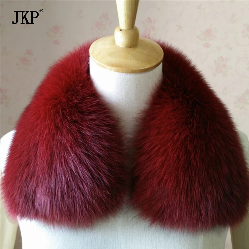 JKP шарф из натурального Лисьего меха для женщин Зимняя теплая шаль и запашное пальто-халат с поясом квадратный воротник модные шарфы высокого качества