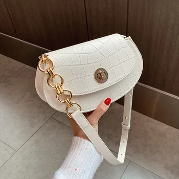 

Stone Pattern Small PU Leather Crossbody Bags for Women 2020 Chain Designer Shoulder Handbags Women's Trend Vintage Hand Bags