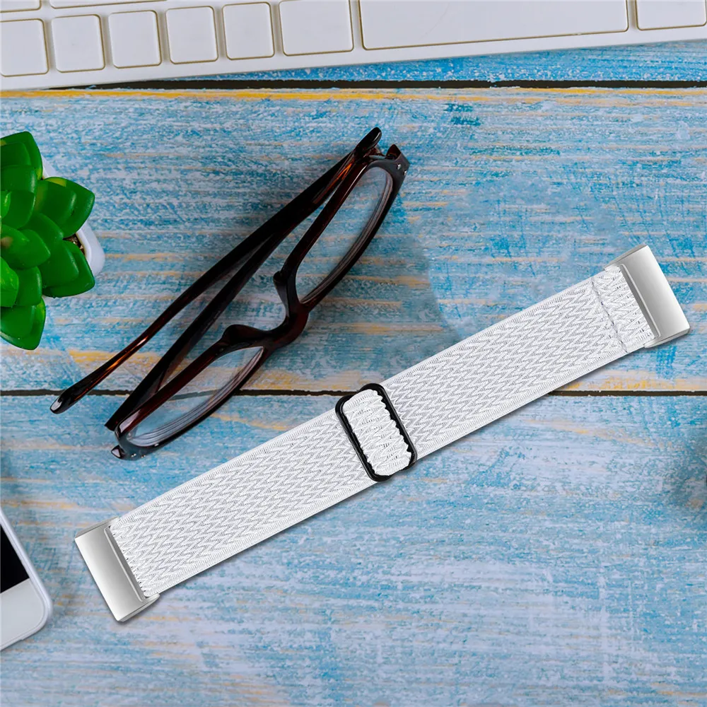 Essidi New Nylon Elastic Bracelet Band Loop For Fitbit Charge 5 4 3 2 Woven Sports Watch Wrist Strap For Fitbit Charge 3 4 se