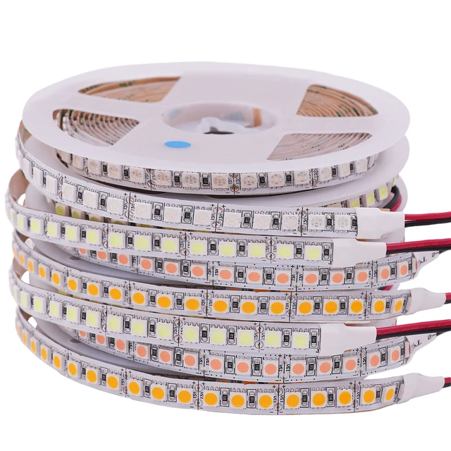 12V 24V LED Streifen Licht Wasserdicht SMD2835 120Leds/m Hohe Helle LED  Band Weiß Warm Weiß flexible Seil Lampe Hause Dekoration - AliExpress