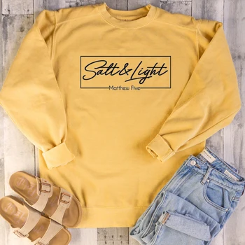 

Autumn Spring New Season Street Style Quality Vintage Quote Church Pullovers