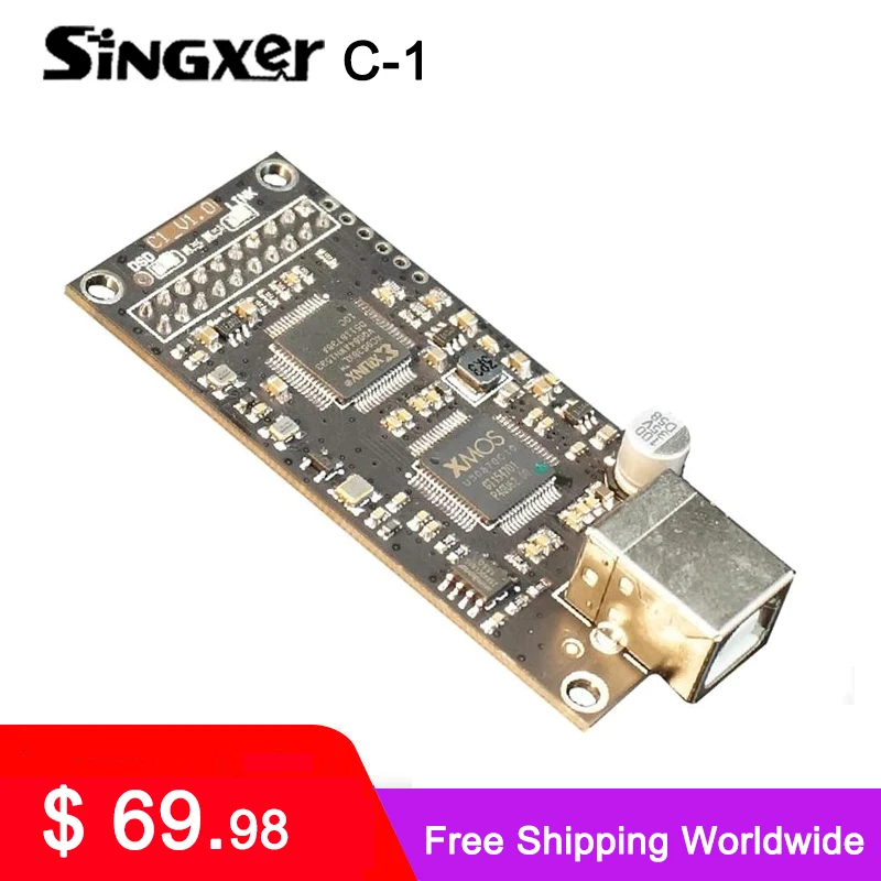 

Singxer C-1 XMOS digital interface board XU208 U8 upgraded version Femtosecond TCXO