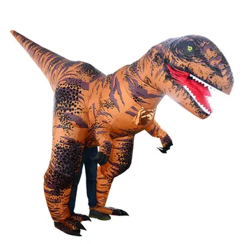 

Christmas Halloween Costumes Dinosaur Inflatable Costume Dress Up Props Tyrannosaurus Cosplay Costume